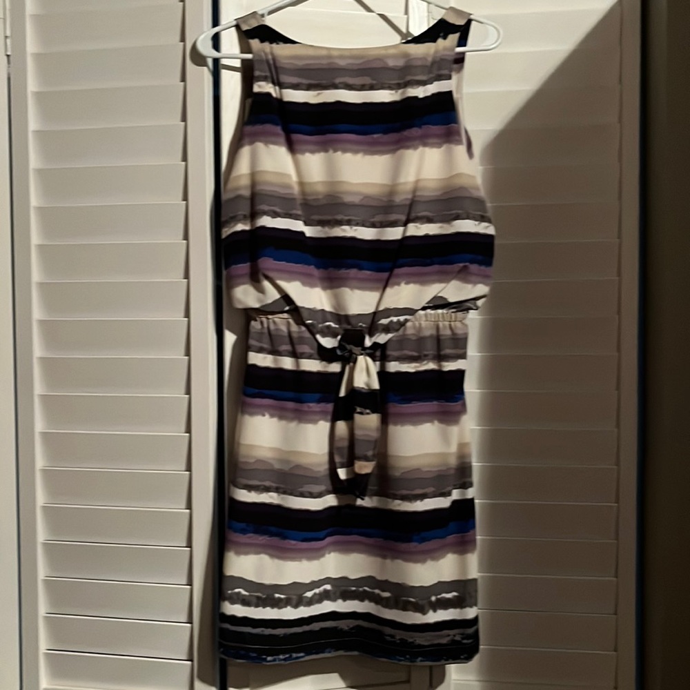Daisy Fuentes colored dress